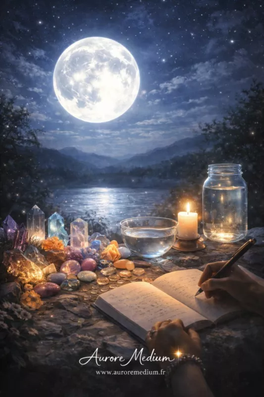 la Pleine Lune du 3 mars ✨ La pleine lune de ce soir ouvre un portail de clarté. Une lampe céleste suspendue au-dessus de…